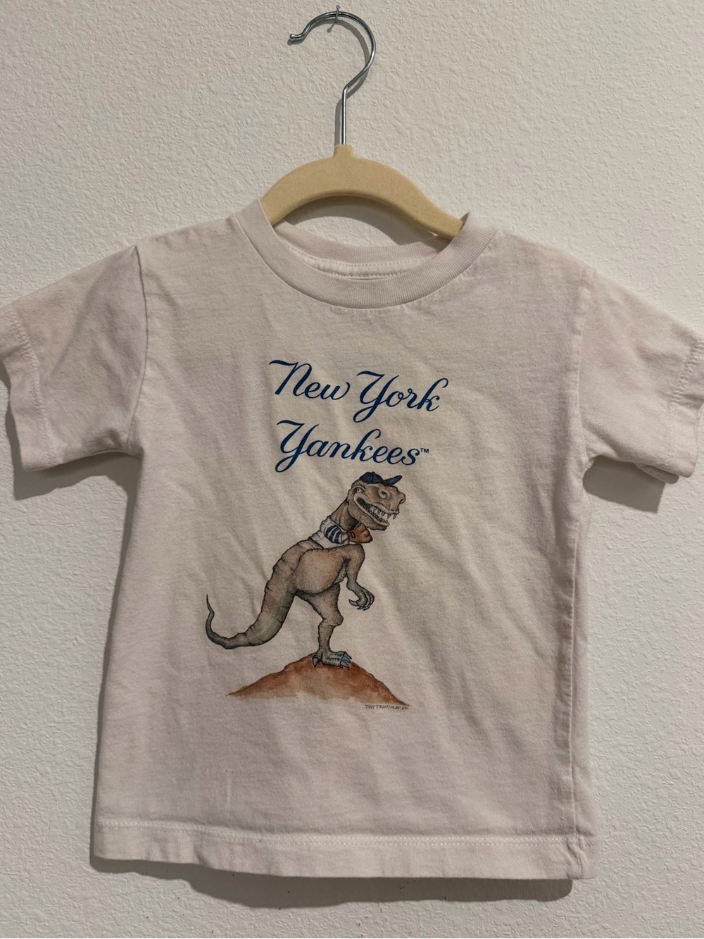 Toddle New York Yankees Graphic Tee with Dino Print - 2T